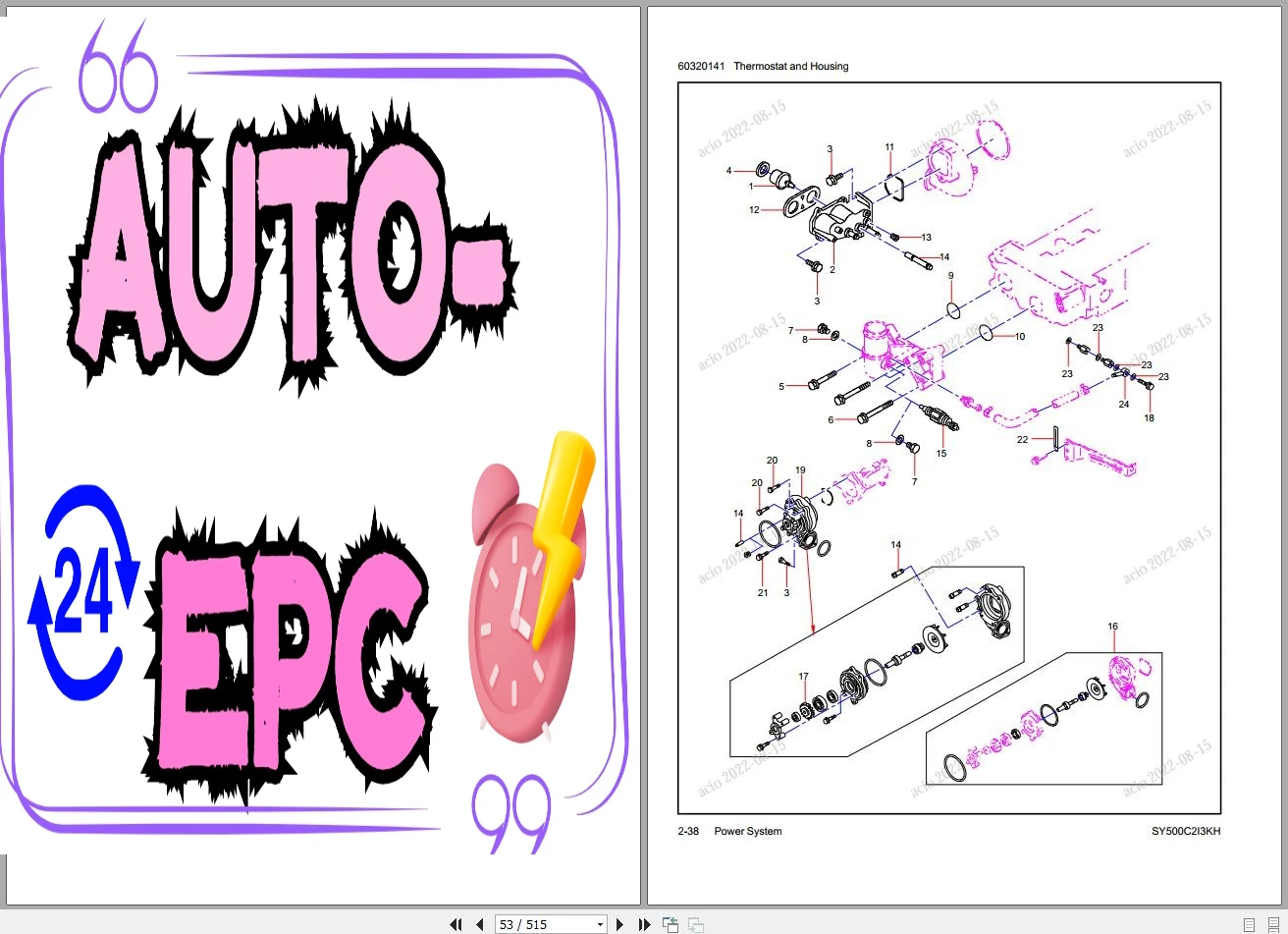 Heavy Equipment Pdf - Coleção de catálogos de peças do