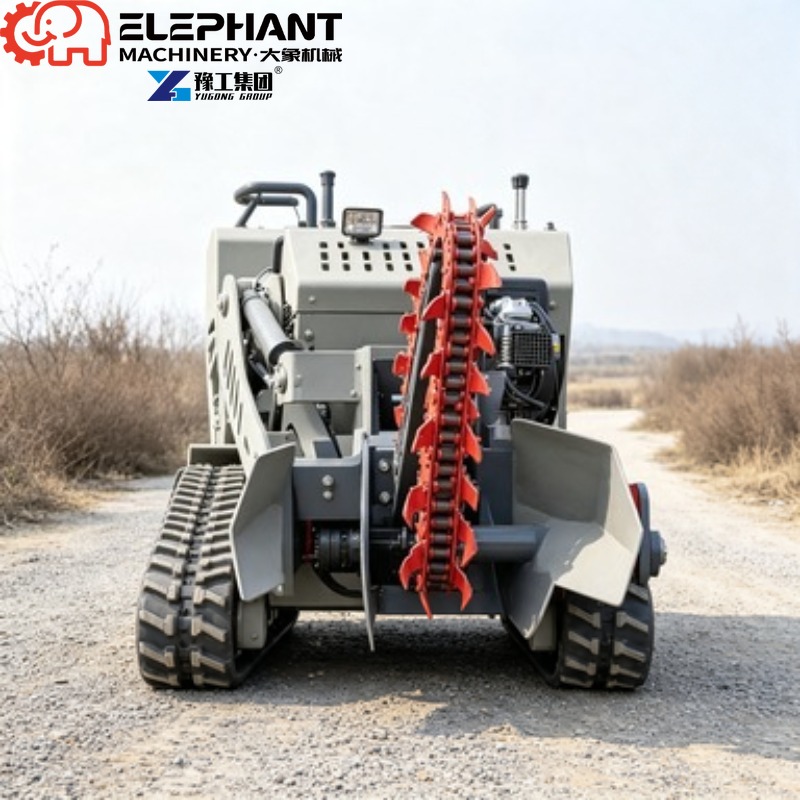 Trencher Machine Small - Escavadeira de Esteira Compacta, Nova Máquina