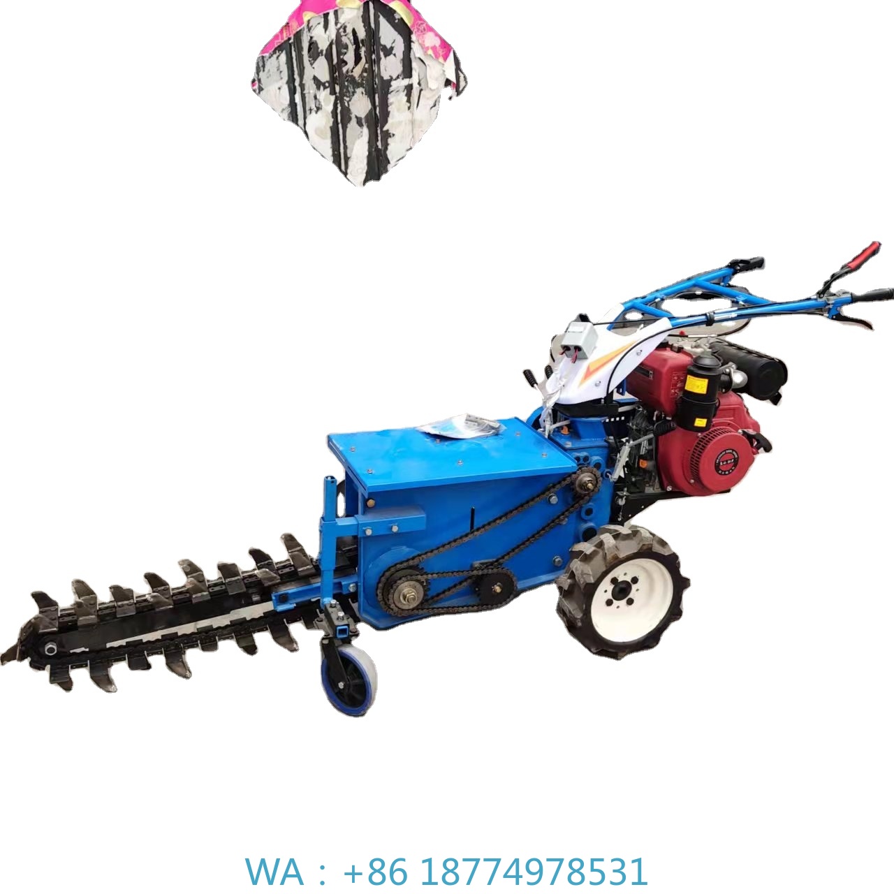 Trencher Machine Small - Para vala de cabos, uso doméstico,