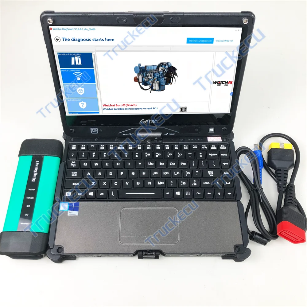 Heavy Equipment Inspection - Getac V110+ para Ferramenta de Diagnóstico