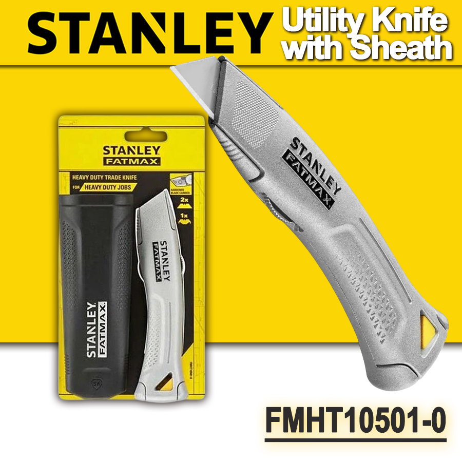 Heavy Equipment Blade - Faca utilitária resistente STANLEY com bainha