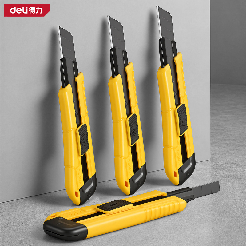 Heavy Equipment Blade - Estilete 18mm SK2 Cabo Emborrachado Lâmina