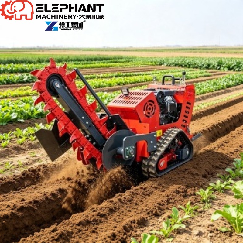 Escavadeira de Esteira Compact - Trencher Machine Small avaliação e preço