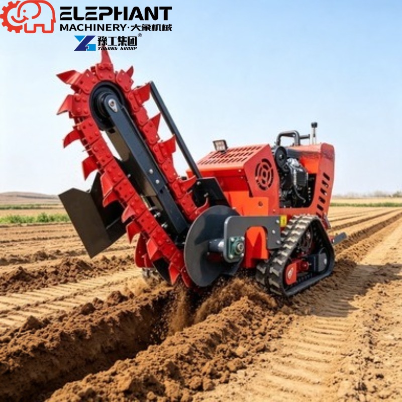 Escavadeira de Esteira Compact - Trencher Machine Small avaliação e preço