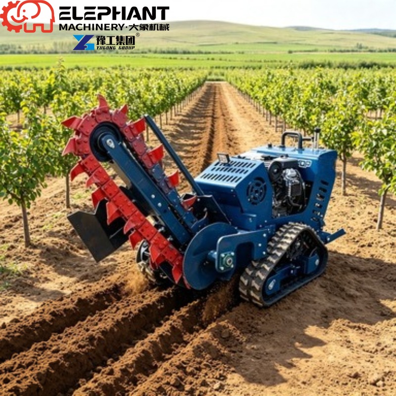 Escavadeira de Esteira Compact - Trencher Machine Small avaliação e preço