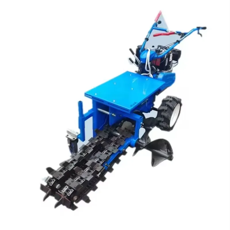 Mini Escavadeira de Mão com Co - Trencher Machine Small avaliação e preço