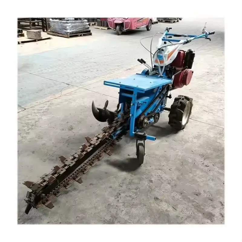 Mini Escavadeira de Mão com Co - Trencher Machine Small avaliação e preço