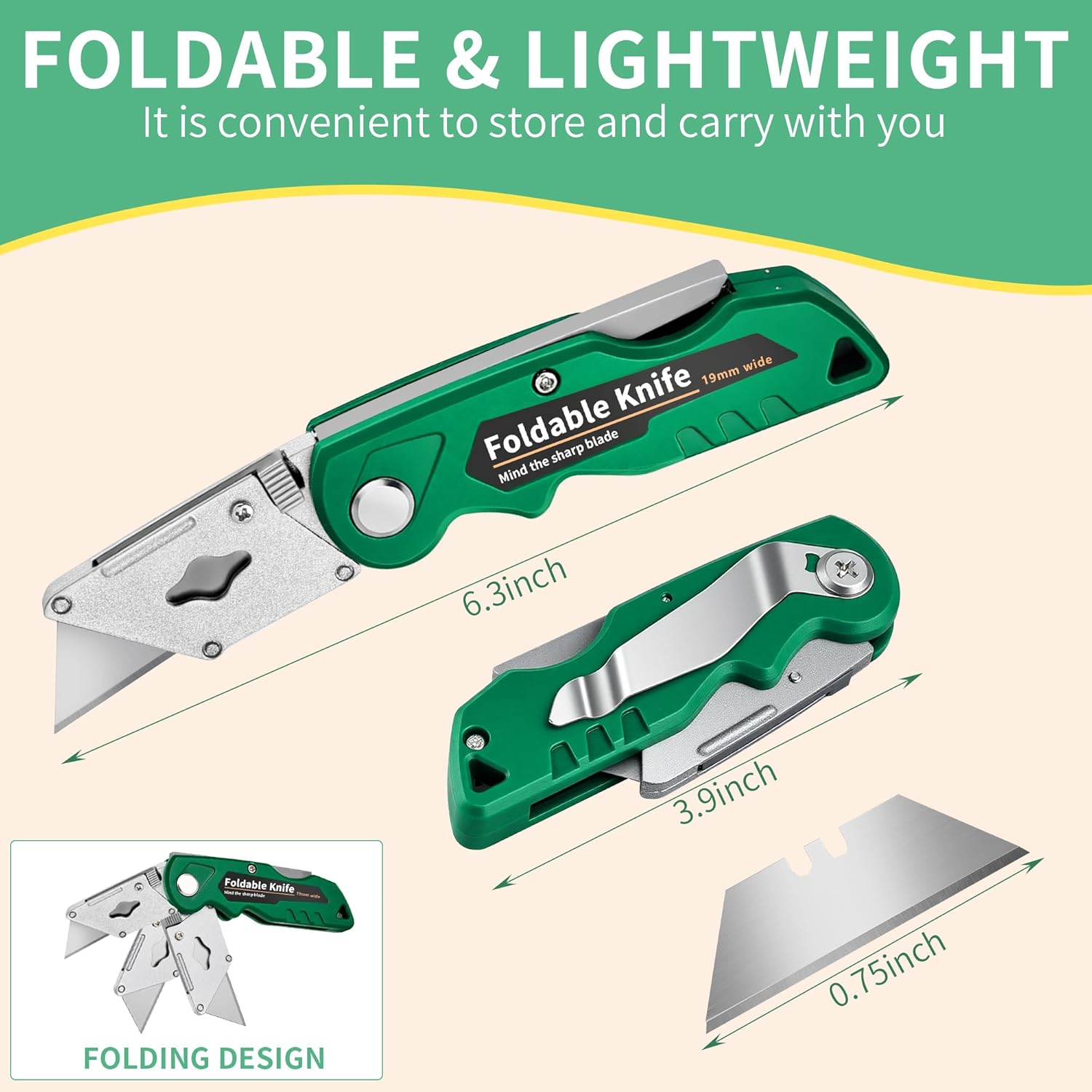 Estilete de Cozinha, Kit com 4 - Heavy Equipment Blade avaliação e preço