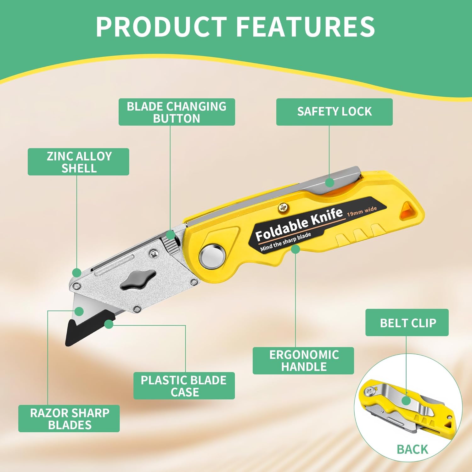 Estilete de Cozinha, Kit com 4 - Heavy Equipment Blade avaliação e preço