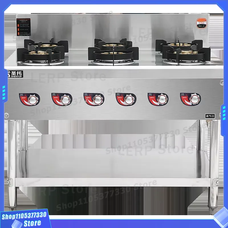 Fogão a Gás Comercial de 6 Que - Heavy Equipment In Kitchen avaliação e preço