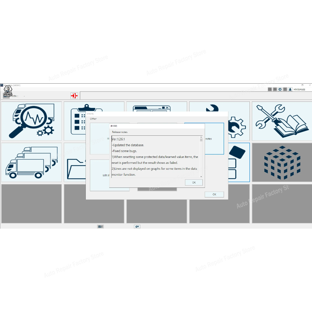 2026 Hino DX3 1.26.1 Solução d - Heavy Equipment Diagnostic Software avaliação e preço