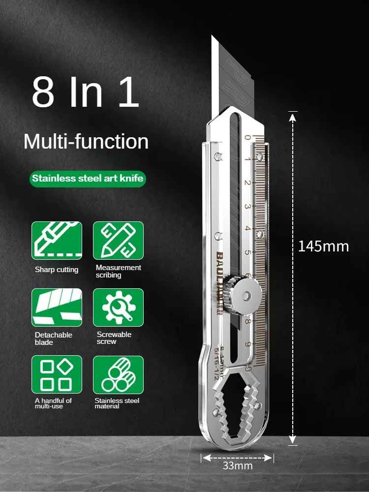 Canivete Utilitário Multiuso 8 - Heavy Equipment Blade avaliação e preço